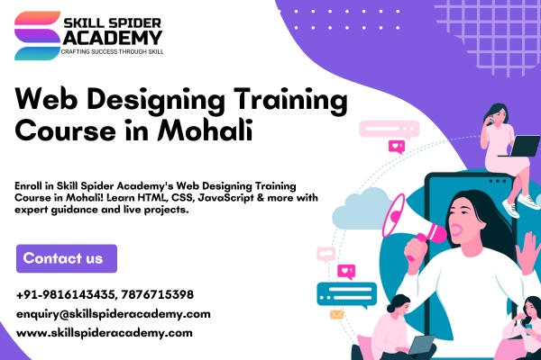 Web Designing Training Course in Mohali